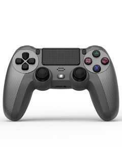 Buy Wireless Controller Gamepad for PS4/PS4 Slim/PS4 pro/PC with USB Charge Cable with Dual Vibration, Clickable Touchpad, Audio Function, Light Bar and Anti-Slip (Grey) in Saudi Arabia