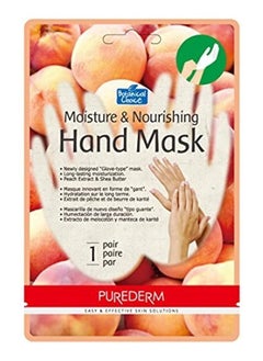 Buy Purederm Moisturizing And Nourishing Hand Mask With Peach in Saudi Arabia