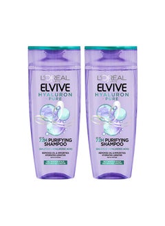 Buy Elvive Hyaluron Pure Shampoo 400ml x 2 in UAE