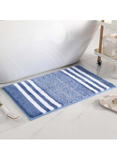 Buy Bathroom Rugs Bath Mat 50x80cm Non Slip Fluffy Soft Plush Microfiber Shower Carpet Rug Machine Washable Quick Dry Ultra Bath Mats for Tub Bathroom and Shower in UAE