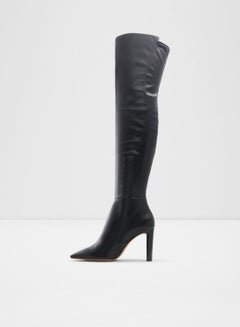 Buy Women Knee High Boot Black in UAE