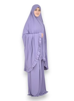 Buy Two Piece Islamic prayer dress women the Long - Prayer Clothes for Women - Prayer Abaya For women - Jilbab 2 piece, Umrah essentials for women - Prayer set in UAE