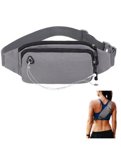 Buy Large f anny Pack Belt Bag Elastic Belt, Fit 15 to 43inch Waists Holds Phones up to 4.7inch for Running Hiking Travel Workout Dog Walking Outdoors Sport Fishing Waist Pack Bag in UAE