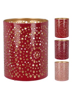 اشتري Koopman Tealight Holder 8 x 10 cm Metal Assorted 1 Piece في الامارات