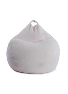 اشتري Comfy Filled Bean Bag 101x103x86cm - White في الامارات