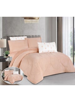 Buy Winter Duvet Set With Two Sides Made Of Sturdy And Soft Fabric With Heavy Filling 4 Pieces Single Size in Saudi Arabia