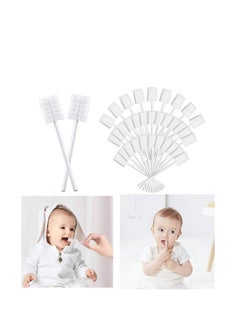 Buy 30Pcs Infant Toothbrush Baby Toothbrush Infant Tongue Cleaner Baby Tongue Cleaner Newborn Gauze Oral Cleaners in UAE