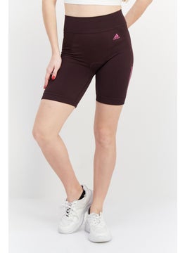 Buy Women Sportswear Fit Cycling Short, Dark Purple in UAE