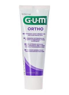 اشتري Gum Ortho Toothpaste Gel - Plaque Removal - 75Ml في الامارات