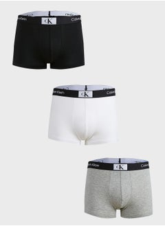 Buy 3 Pack Logo Band Trunks in UAE