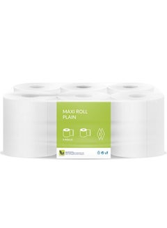 Buy Premium Maxi Roll 550 Gm (Pack of 6 Rolls x 2 Ply) -Mega Kitchen Roll Premium Quality in UAE