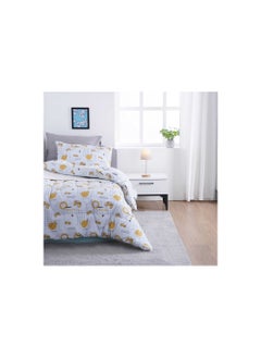 Buy Gaming 2-piece Comforter Set 135x220cm - Yellow in UAE