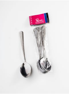 Buy Steel spoons 12 pieces in Saudi Arabia