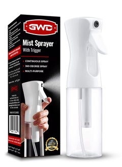 Buy Mist Sprayer with Trigger (Multi-Purpose)  Spray Bottle - 300ml/10 oz - Mist Spray Bottle for Hair - Refillable Fine Mist Sprayer in UAE