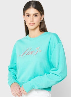 Buy Round Neck Logo Sweatshirt in UAE