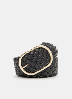 Buy Braided PU Buckle Belt in Saudi Arabia