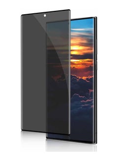 اشتري Privacy Screen Protector Anti Spy 9H Hardness Tempered Glass Film Case Friendly Bubble Free For Samsung Galaxy S22 Ultra (Black) في مصر