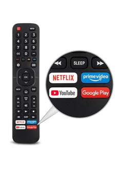 اشتري Replacement Control EN2A27 for Smart TV Remote, with Netflix, Prime Video, YouTube, Google Play Buttons في السعودية