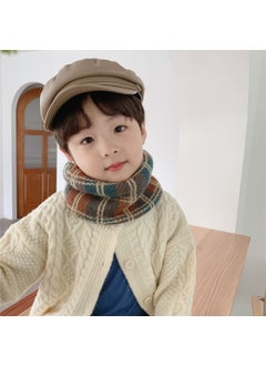 Buy Kids Winter Knit Scarf Plaid Warm Neck GaiterTian Plaid Lake Blue Tian Plaid Lake Blue in Saudi Arabia