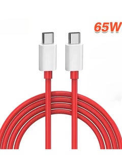 Buy Type-C to Type-C Fast Charger Cable 65W and Supports Data Transfer in Saudi Arabia