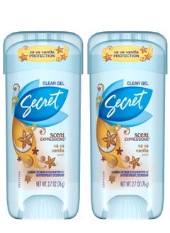 Buy Two Pieces of Deodorant Stick Scent Expression VaVa vanilla 2*76 gm in Saudi Arabia