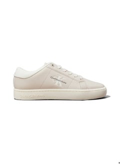 Buy Women's Leather Trainers - Leather, Beige in Saudi Arabia