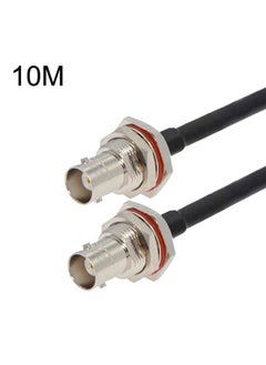 Buy BNC Female To BNC Female RG58 Coaxial Adapter Cable, Cable Length:10m in Saudi Arabia