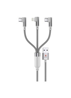 Buy Swiss Military 3 In 1 USB Cable 2m White in UAE