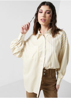 Buy Stripe Button Down Shirt in UAE