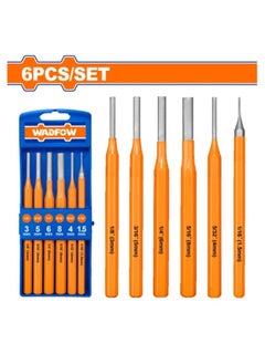 اشتري Wadfow  Set of 6 Chisel and Punch Orange (WCC8306) في الامارات