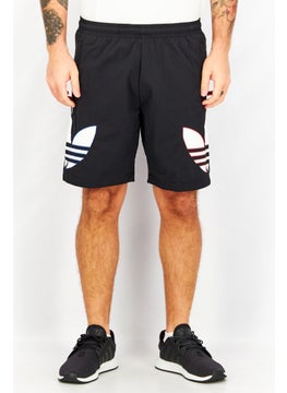 Buy Men Sportswear Fit Tricolor Training Short, Black in UAE