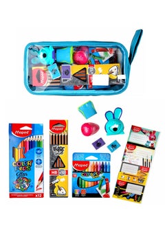 اشتري 28-Piece School Stationery Set Assorted Colours في الامارات