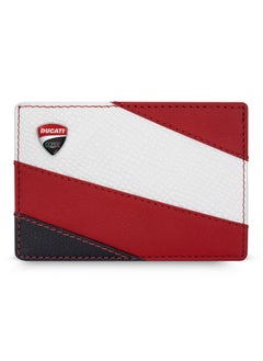 Buy Ducati Corse Forma Red Genuine Leather Card Holder For Men - DTLGD2200501 in Saudi Arabia