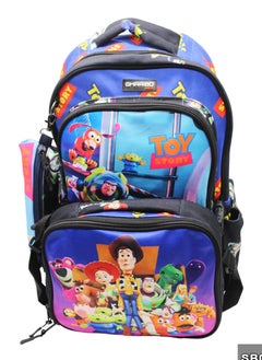 اشتري School backpack with lunch bag Size 17 model 32 Toy Story في مصر