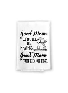 اشتري Funny Kitchen Towels Good Moms Great Moms Flour Sack Towel 27 Inch By 27 Inch 100% Cotton Highly Absorbent Multipurpose Kitchen Dish Towel في السعودية
