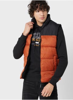 Buy Zip Through Puffer Gilet in UAE