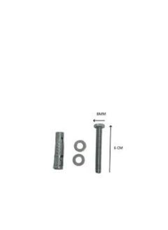 Buy KNP 6mm Stainless Steel Fix Bolt Pack of 10 includes ten high-quality fix bolts crafted from stainless steel. in UAE