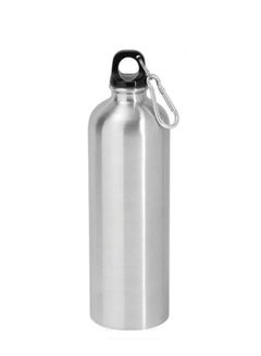 اشتري زجاجة مياه معزولة بالفراغ سعة 500 مل من الفولاذ المقاوم للصدأ، زجاجة مياه قابلة لإعادة الاستخدام، قارورة رياضية معدنية مقاومة للتسرب باللون الفضي في الامارات