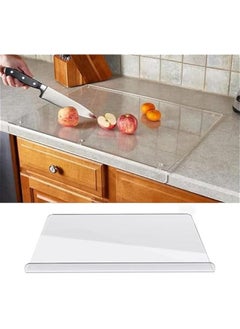 Buy Acrylic Cutting Boards for Kitchen Counter,Clear Cutting Board for Kitchen, Acrylic Anti-Slip Transparent Cutting Board with Lip for Counter Countertop Protector Home Restaurant (35x45cm) in Saudi Arabia