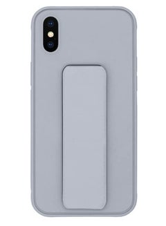 Buy Case Cover For iPhone X/XS, Finger Grip  Phone holder Case Car Magnetic Multi-function 3 in 1 Shockproof Back Cover Protective Case (iPhone X/XS grey) in UAE