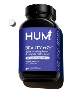 اشتري Beauty zzZz Helps Promote a Restful Beauty Sleep - Melatonin & B6 Dietary Supplement 30 Vegan Tablets في الامارات