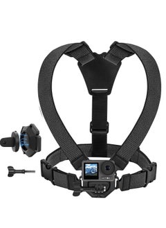 Buy Camera Mounts and Clamps Accessories Set, Mobile Phone Chest Strap Harness, for DJI OSMO Action Camera,Compatible for Insta360 X3/X2/One R/RS for GoPro Hero Series (Chest Strap) in Saudi Arabia