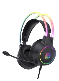 Buy X15pro Wired Headset Luminous E-Sports Noise Reduction Computer Gaming Headset in Saudi Arabia