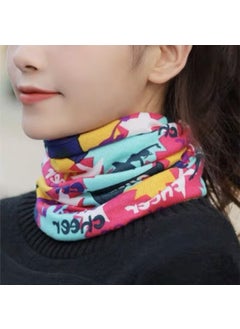 اشتري New Womens Snood Scarf Convertible Twist CapExplosion Rose Red Explosion Rose Red في السعودية