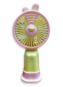 Buy Portable Mini Fan USB Rechargeable Cute 350MAH Small Electric Fan For School , 8816-B in Egypt