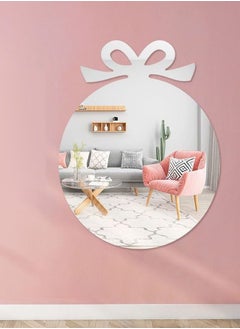 Buy 3D Art DIY Home Decorative Acrylic Wall Sticker Mirror for Home Living Room Bedroom in UAE