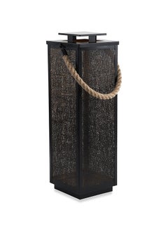 Buy Jasper Lantern, Black/Brown - Medium, 18x57 cm in UAE