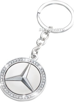 Buy Keychain , Diamond Crystal Premium Car Keychain For Mercedes Benz Keychain Car Styling in Saudi Arabia