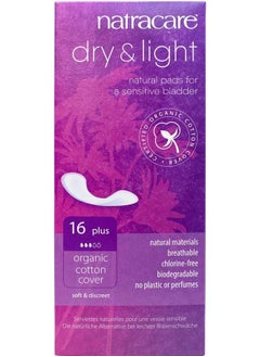 Buy Natracare Dry and Light plus incontinence pads Pack of (16) in UAE