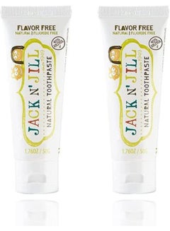 اشتري Natural Certified Toothpaste Flavour Free, Made with Natural Ingredients 50g x 2(Pack of 2) في الامارات